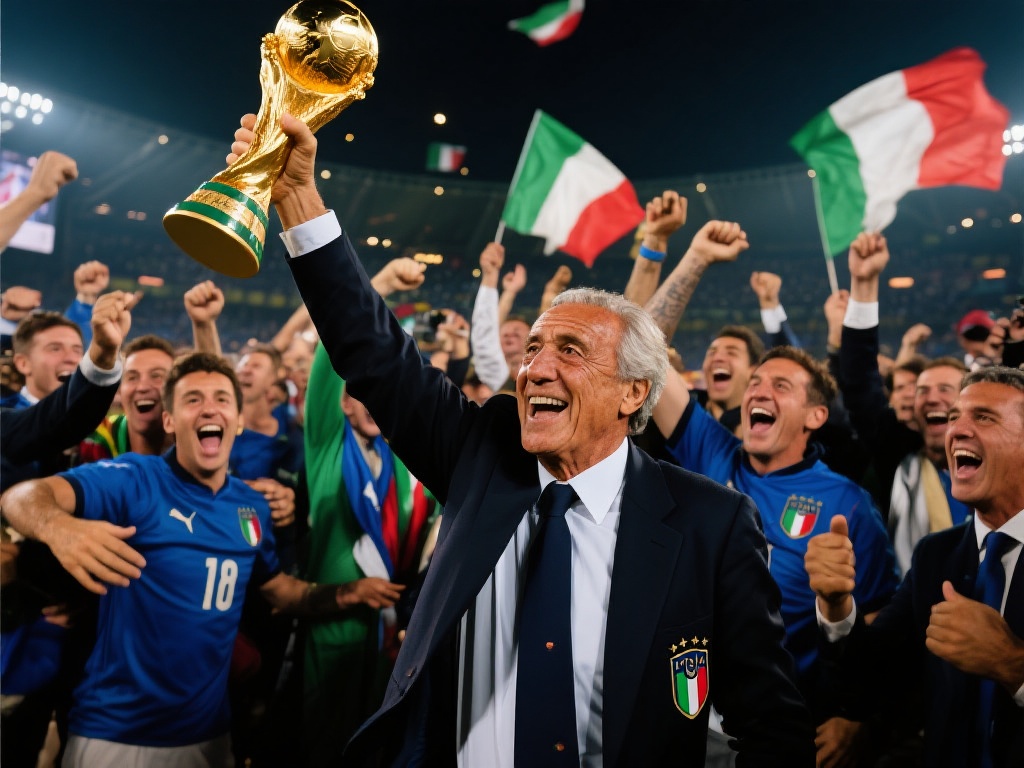 这场胜利不仅是意大利足球的巅峰，也是里皮个人执教生