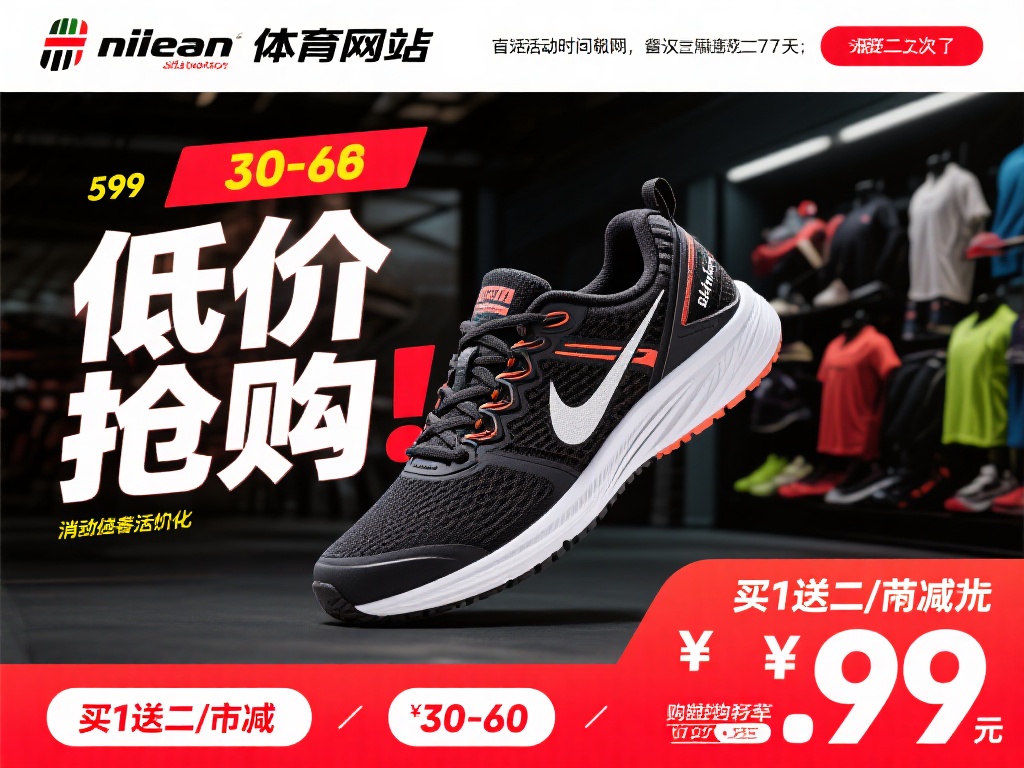 米兰体育网店此次促销活动主打“低价抢购”，许多热门